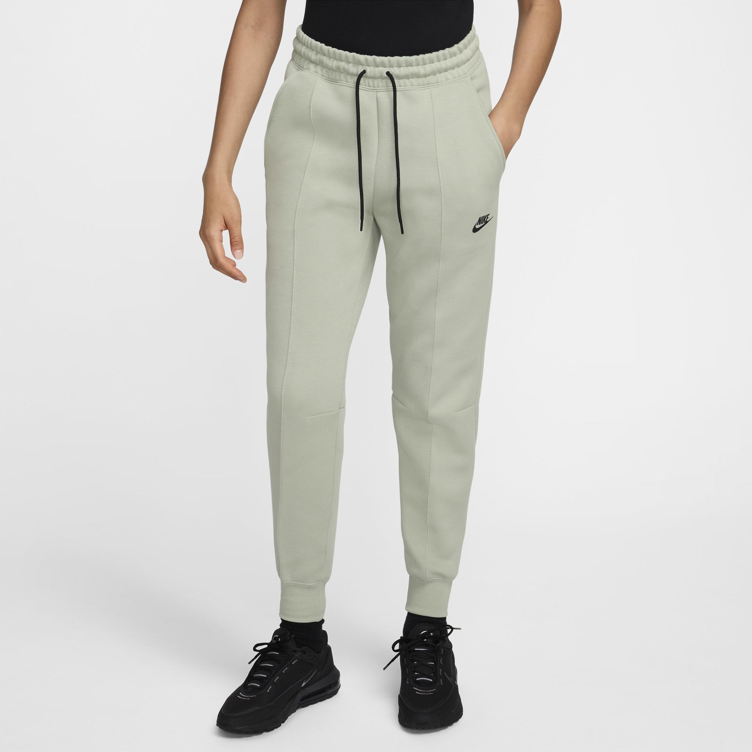 Nike Womens Nike NSW Tech Fleece MR Joggers - Womens Olive/Black product image