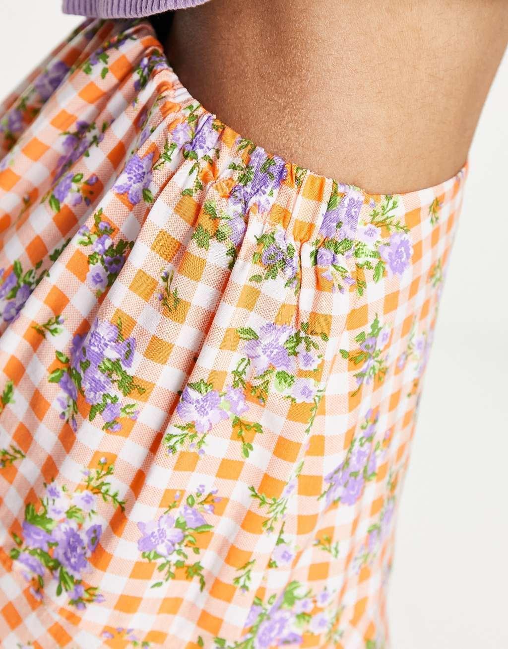 Miss Selfridge seam detail mini skirt Product Image