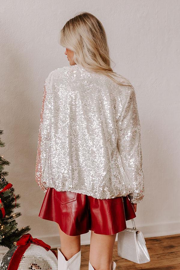 Shine The Night Away Sequin Jacket Product Image