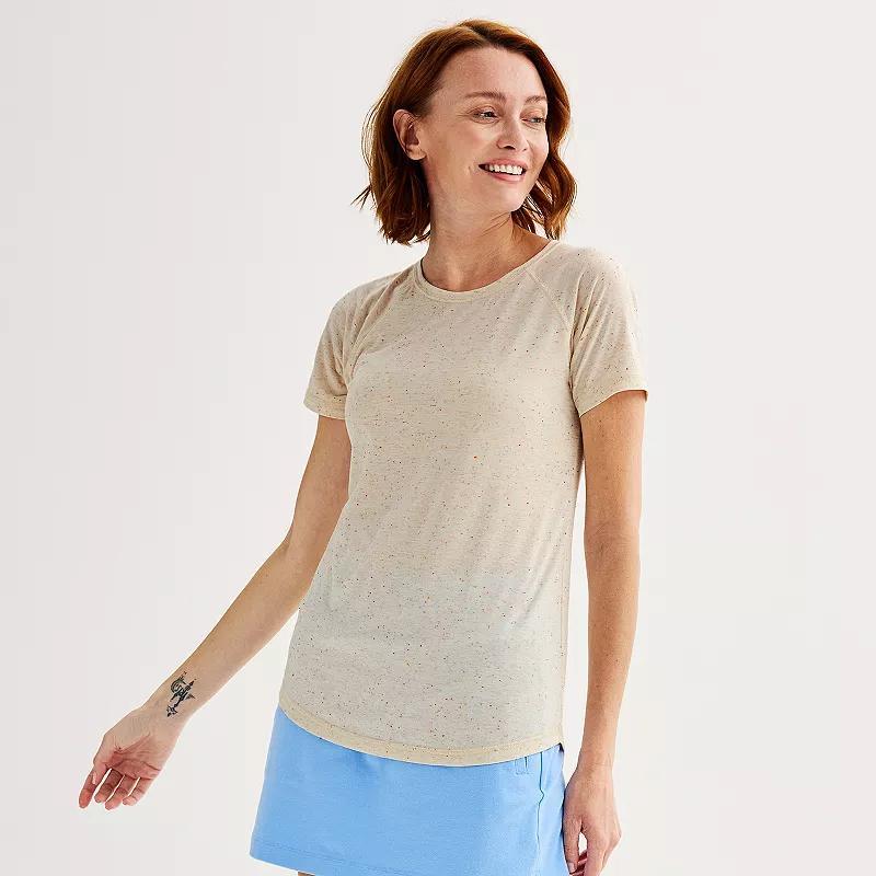 Womens Tek Gear Core Raglan Tee Smoky Grey Product Image