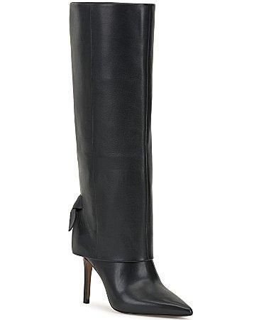 Vince Camuto Kammitie Foldover Pointed Toe Knee High Boot Product Image