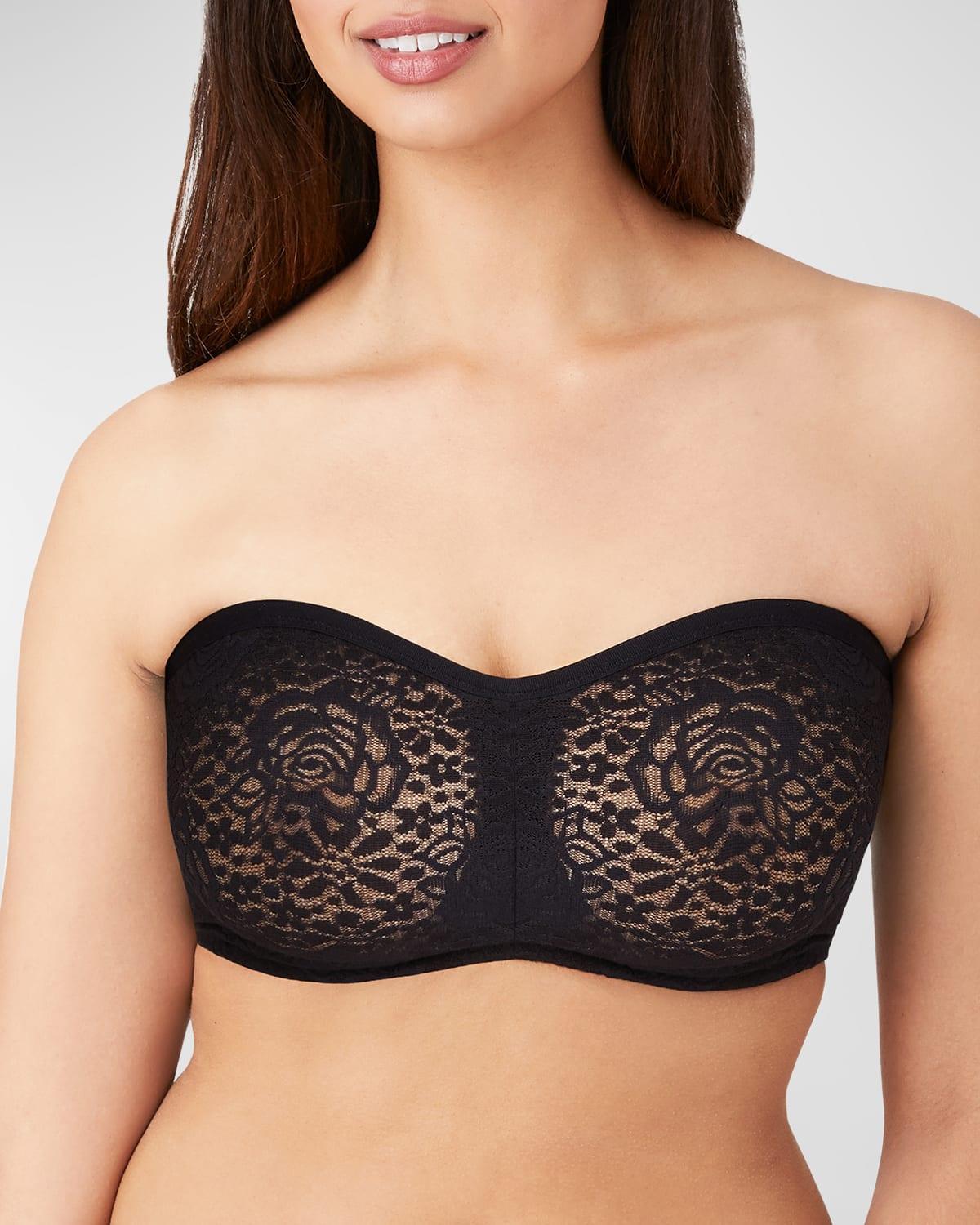 Womens Halo Lace Strapless Bra Product Image