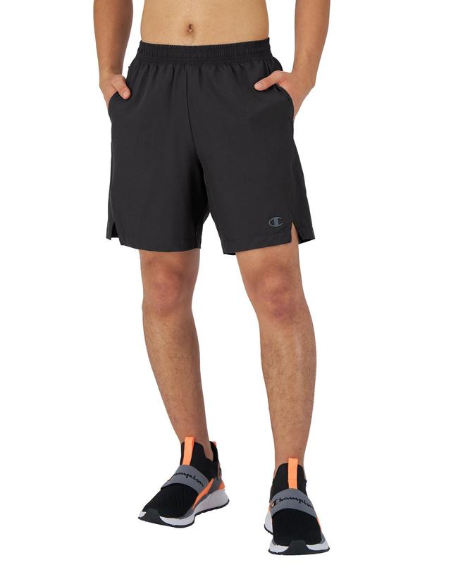 Mens Champion MVP Athletic Shorts, Moisture-Wicking, 7 Black XL Product Image