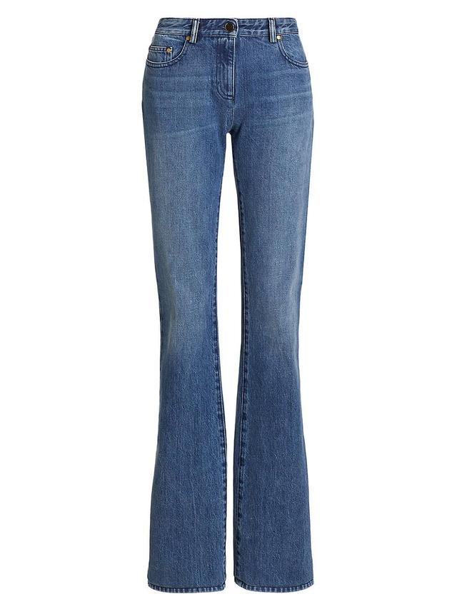 Womens Stovepipe Boot-Cut Jeans Product Image