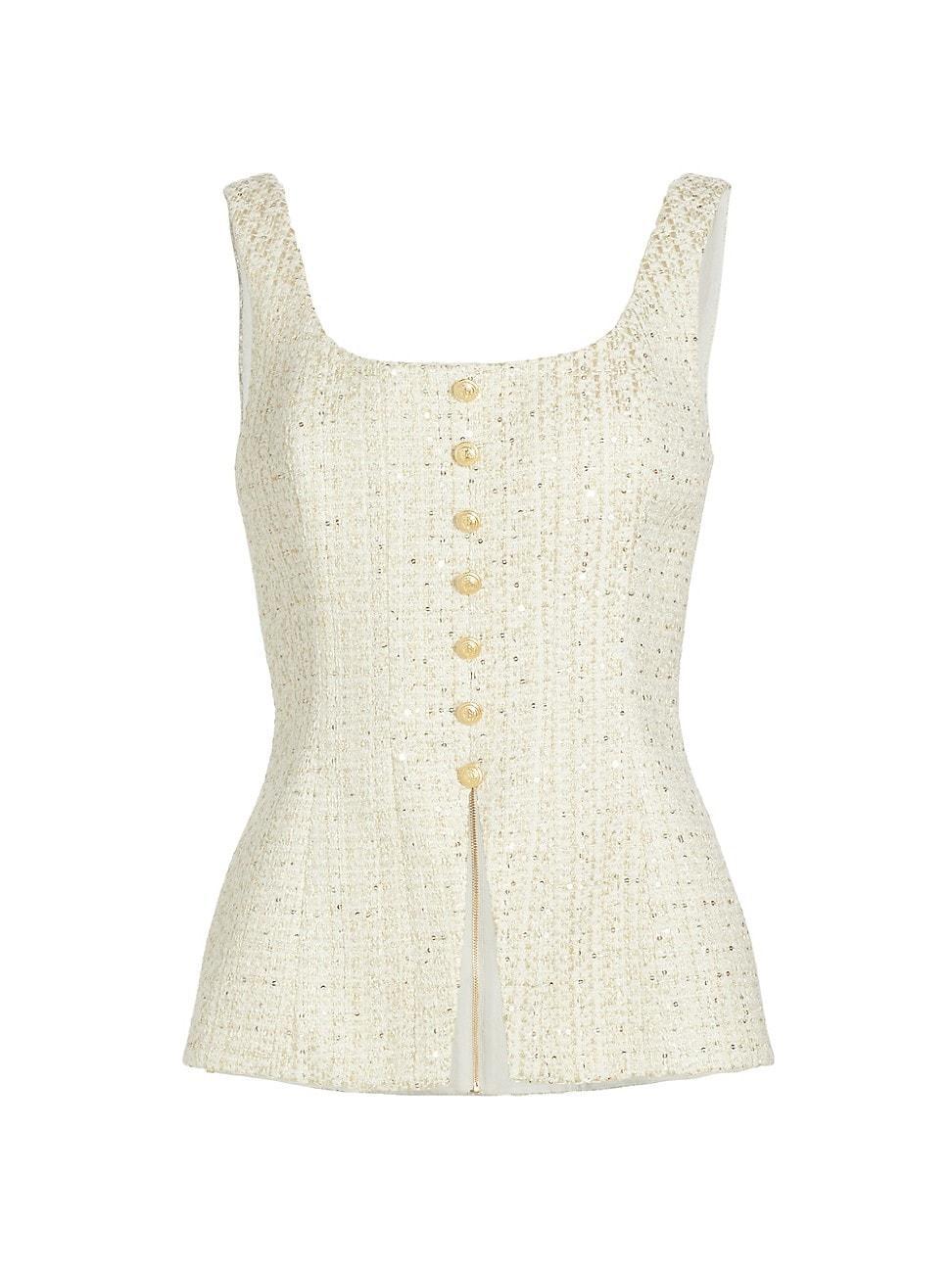 Womens Rosita Tweed Top Product Image