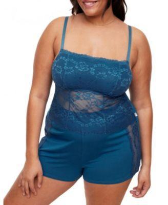 Plus Size Jordyn Pajama Camisole & Shorts Set Product Image