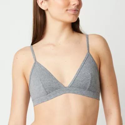 Arizona Body Cotton Unlined Triangle Bralette Product Image