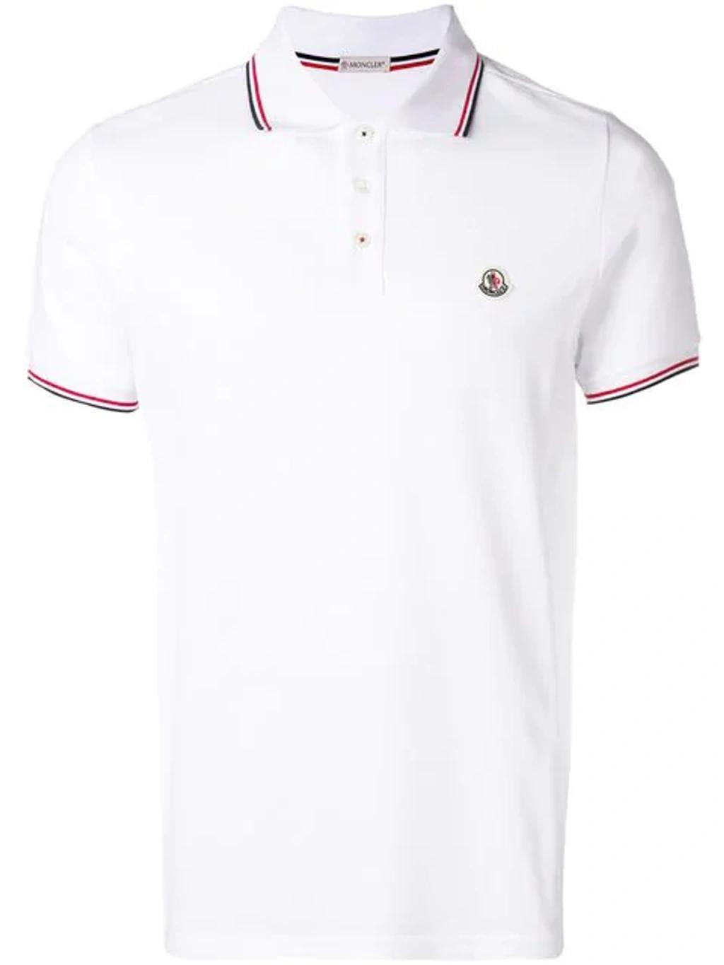 White Maglia Polo Product Image