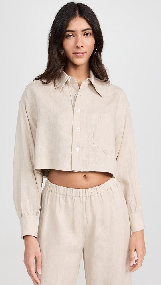 Suzie Kondi Leuka Cropped Shirt | Shopbop product image