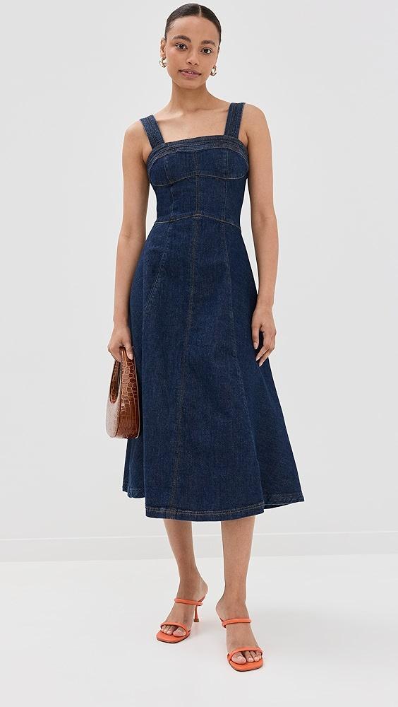 SIMKHAI Cici Denim Dress | Shopbop Product Image