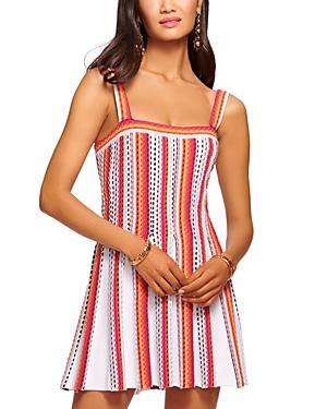 Luisa Striped Mini Dress Product Image