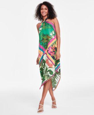 Women's Printed Halter Dress, Created for Macy's Product Image