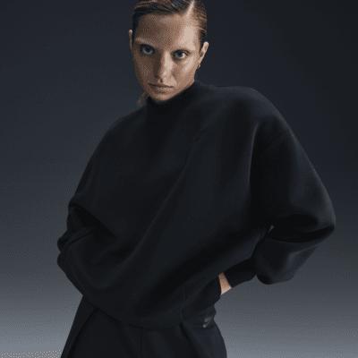 Women's Nike Sportswear Tech Fleece Oversized Crew-Neck Sweatshirt Product Image