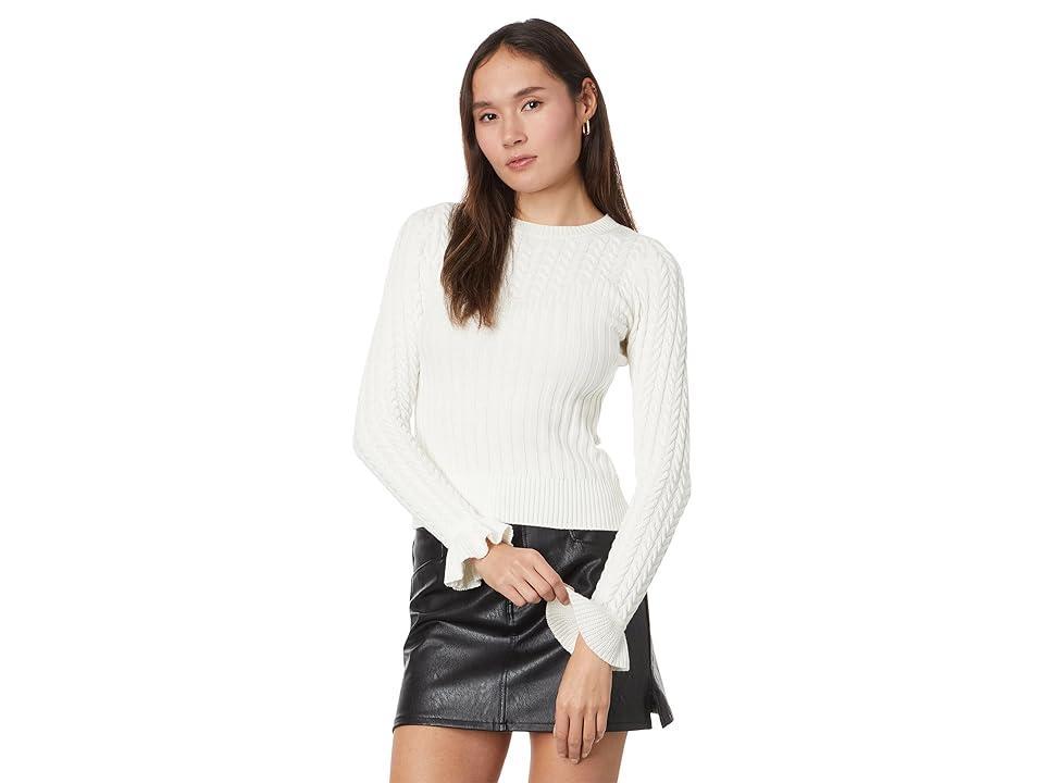 Paige Henrietta Top (Ivory) Women's Clothing Product Image