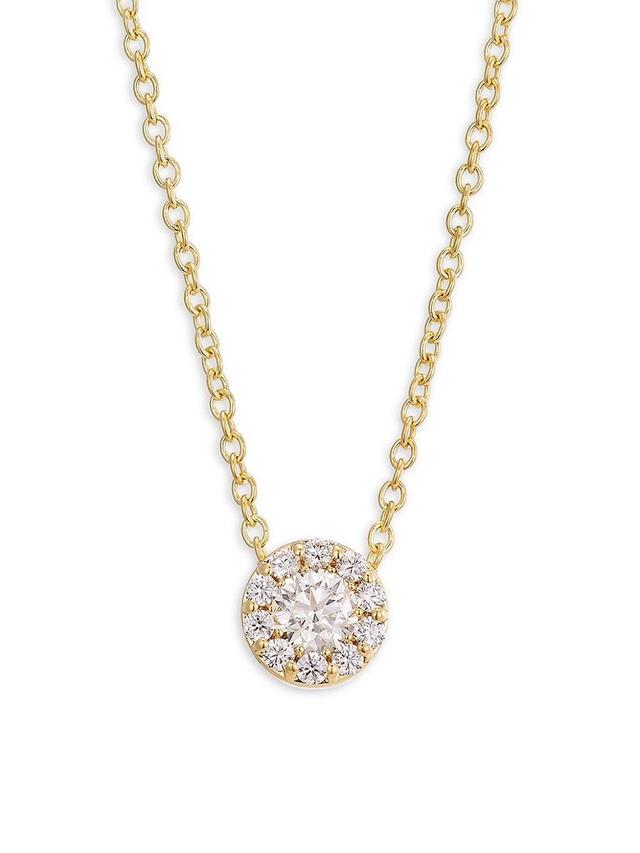 Fulfillment 18K Yellow Gold & Diamond Pendant Necklace Product Image