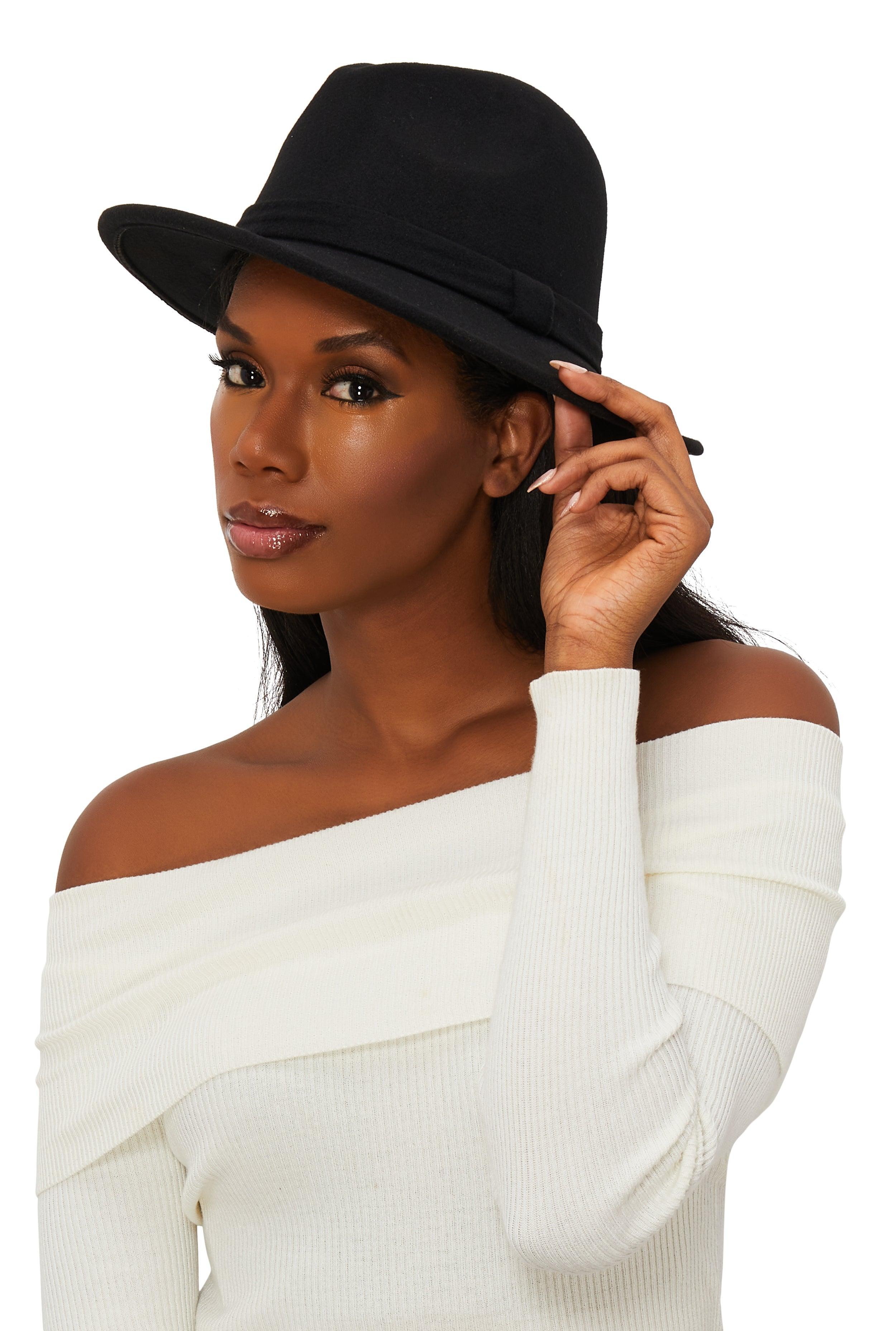 Solid Felt Fedora Female product image