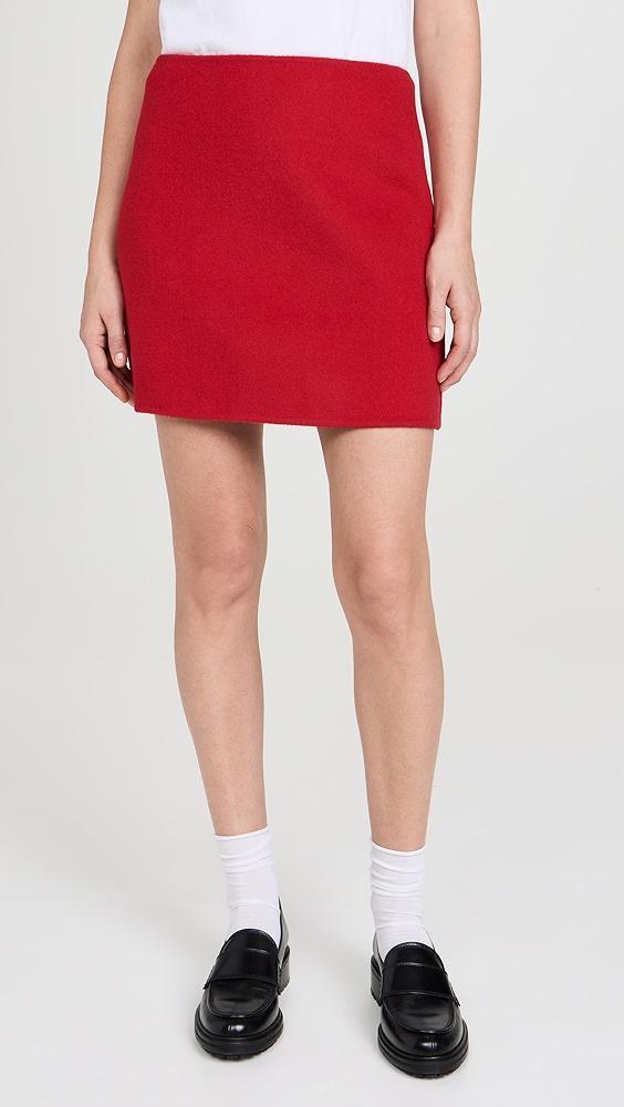 Madewell Double Face Mini Skirt | Shopbop Product Image