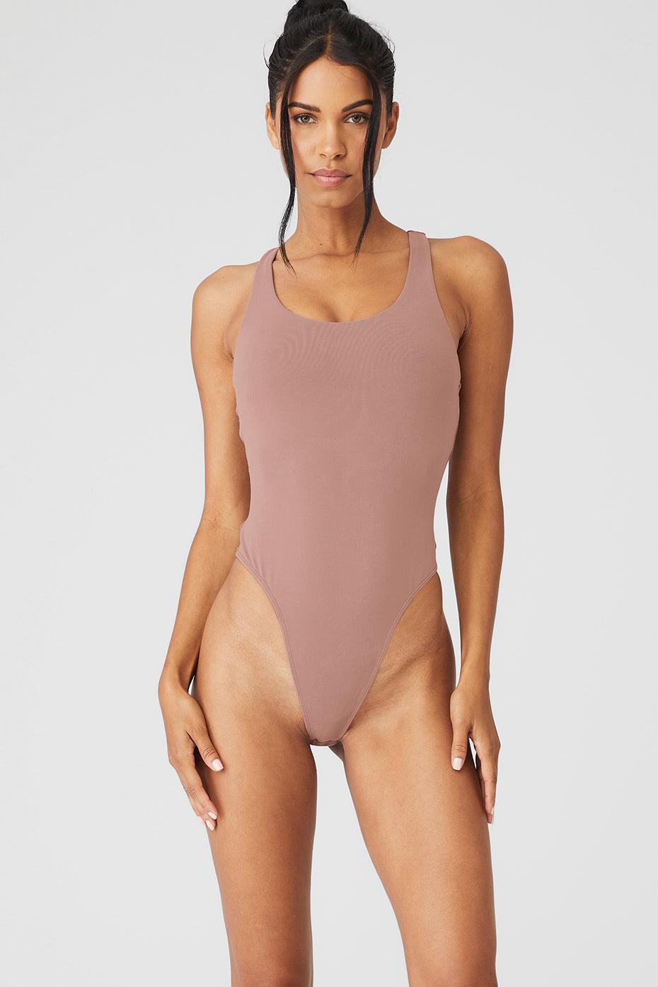 Sleek Back Bodysuit - Smoky Quartz Product Image