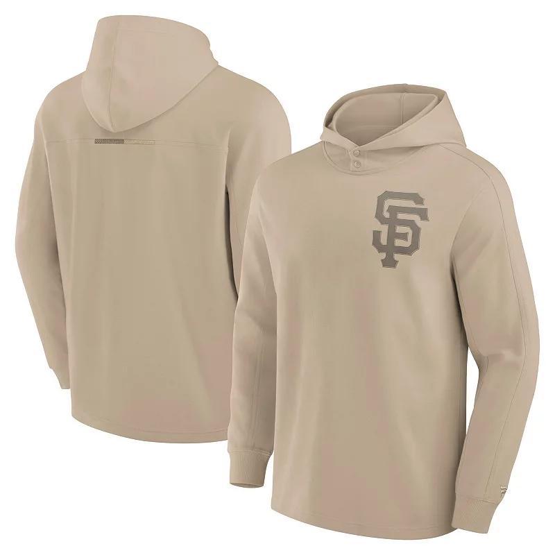 Mens Fanatics Signature Gray Seattle Kraken Elements Lightweight Tri-Blend Fleece Hoodie Product Image