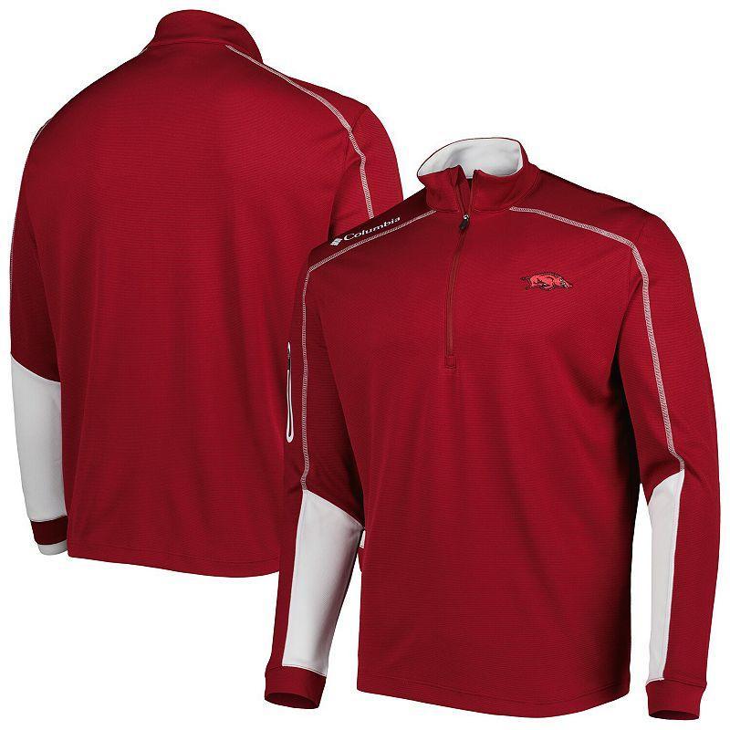 Mens Columbia Cardinal Arkansas Razorbacks Shotgun 2.0 Omni-Wick Quarter-Zip Jacket Product Image