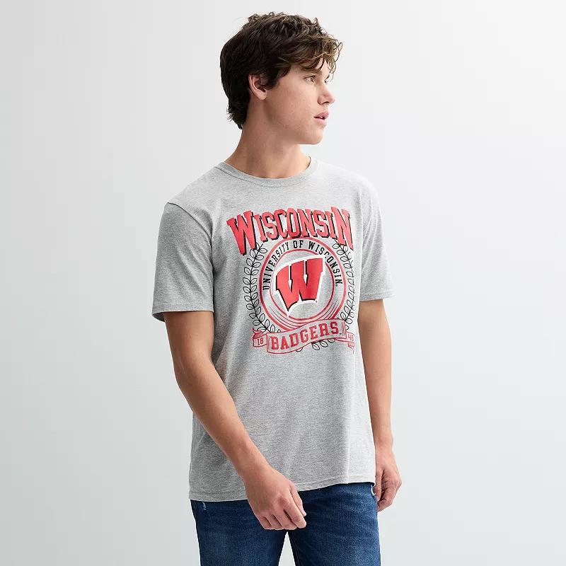 Mens Wisconsin Badgers Weighted Circle Tee Product Image