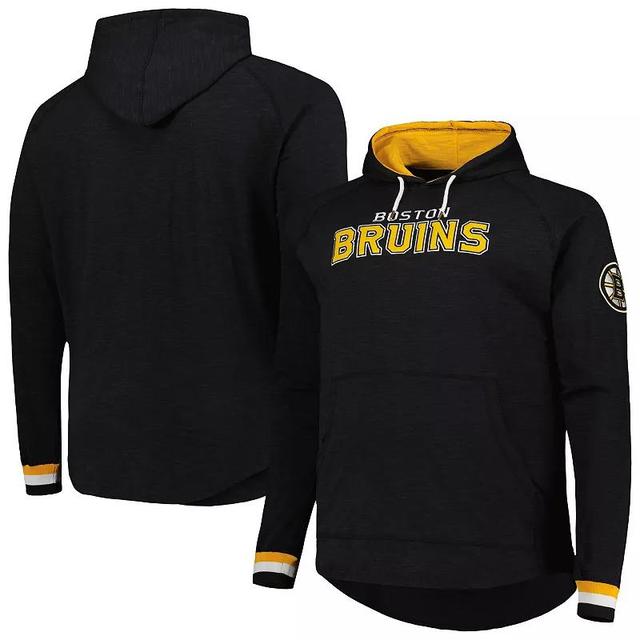 Mens Mitchell & Ness Boston Bruins Big & Tall Legendary Raglan Pullover Hoodie Product Image