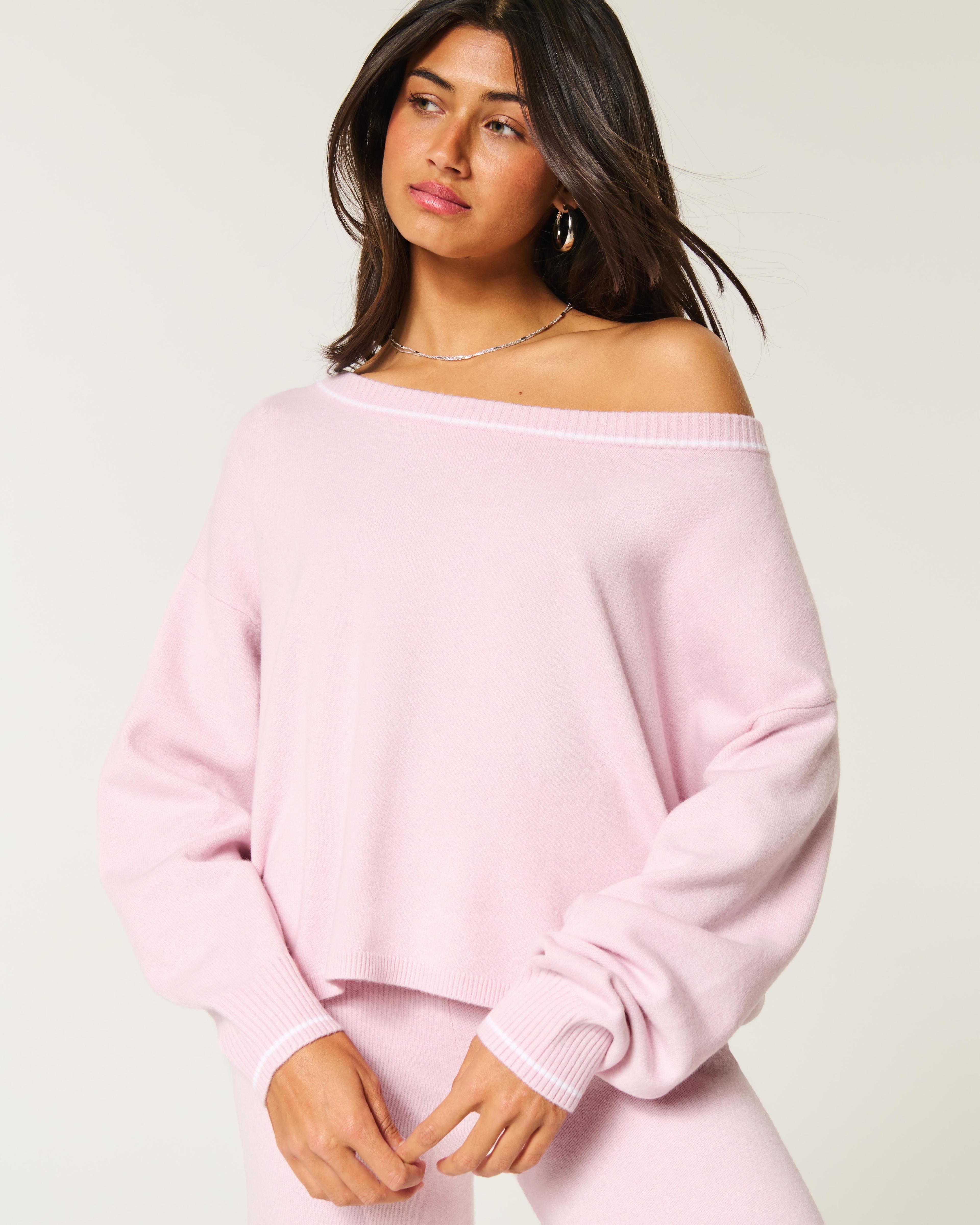 Gilly Hicks Cozy Off-the-Shoulder Sweater Product Image