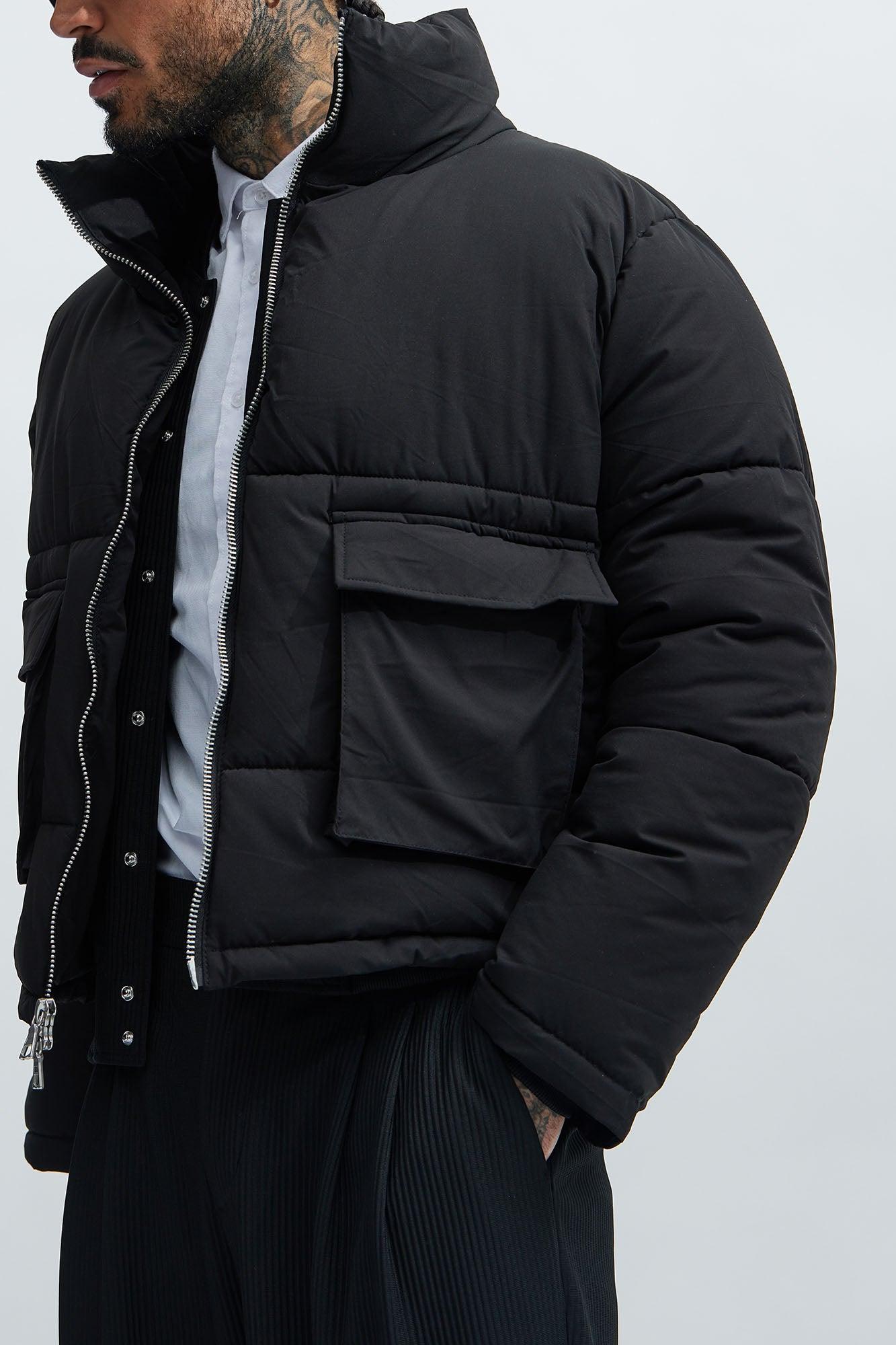 Woodruff Cropped Puffer - Black Product Image