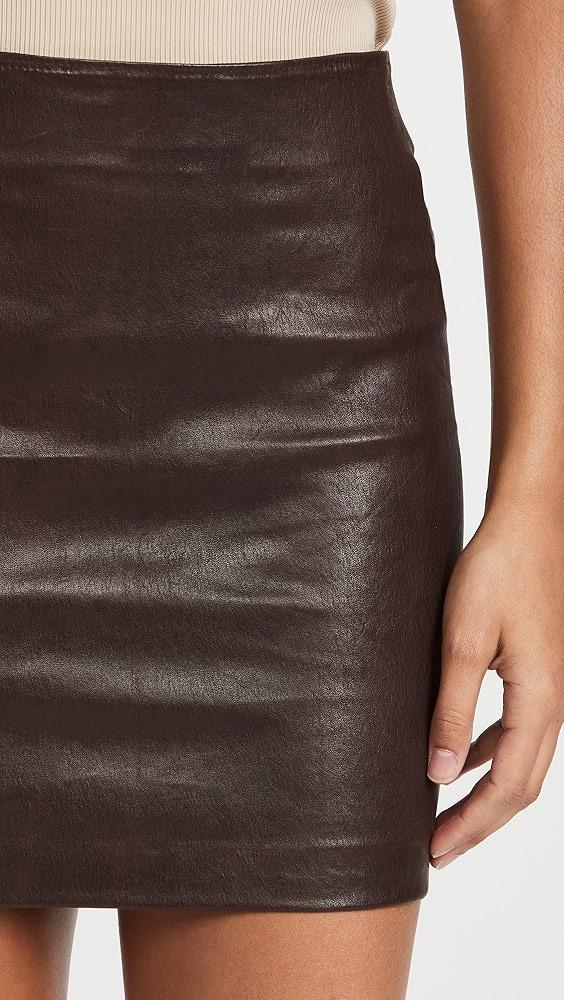 SPRWMN Leather Mini Skirt | Shopbop Product Image