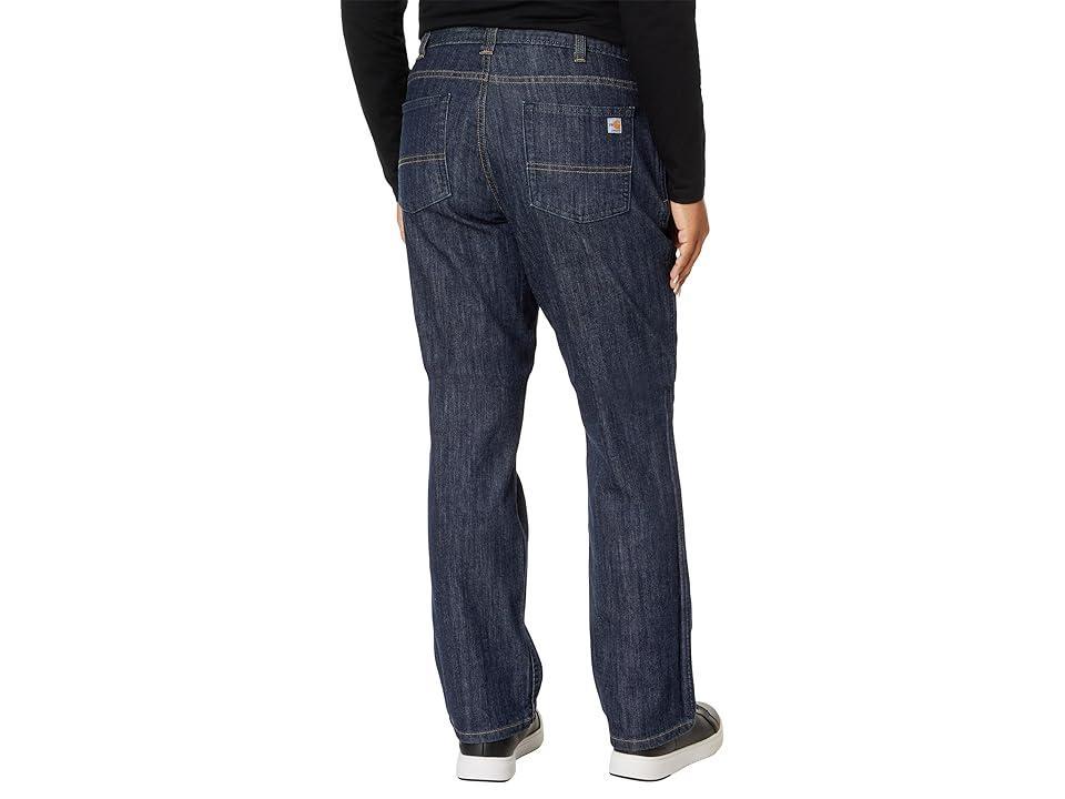 Carhartt Flame-Resistant Rugged Flex Jeans Original Fit (Premium Dark) Women's Jeans Product Image