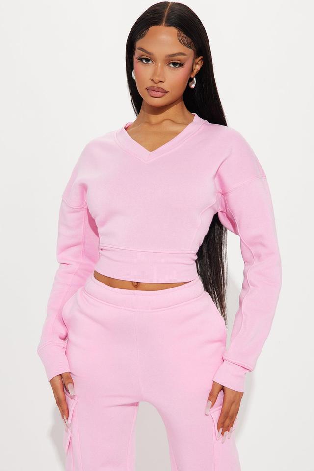 Anais Lounge Sweatshirt - Pink Product Image