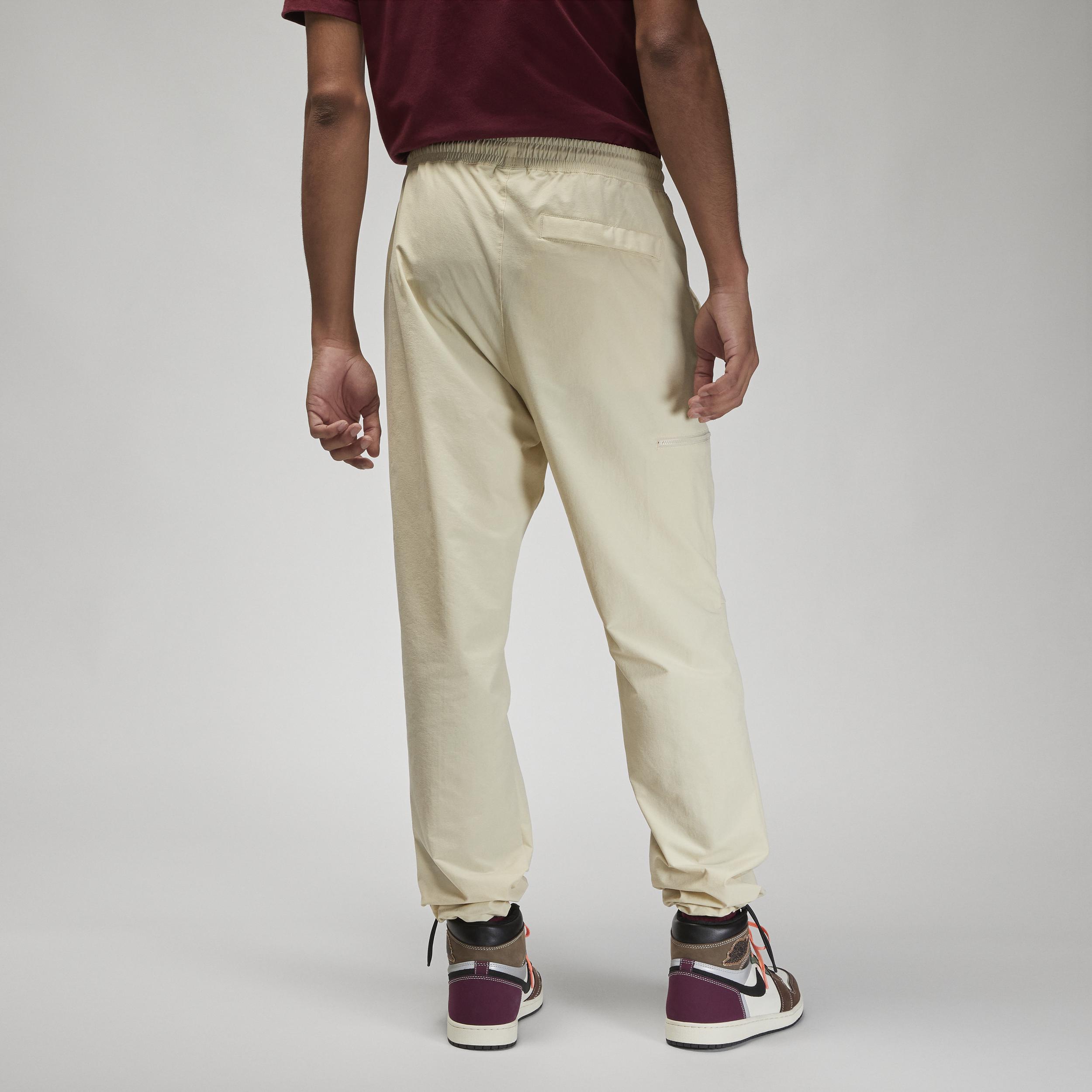 Jordan Mens Jordan ESS Woven Pants - Mens Black/White Product Image