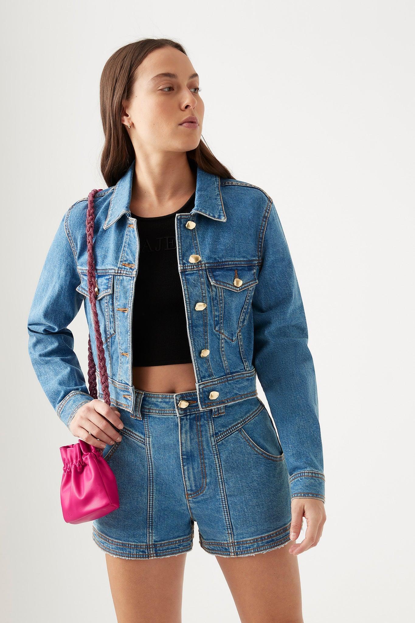 Coda Denim Cropped Jacket Product Image