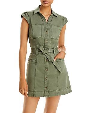 Paige Jaxsyn Belted Utility Mini Dress Product Image