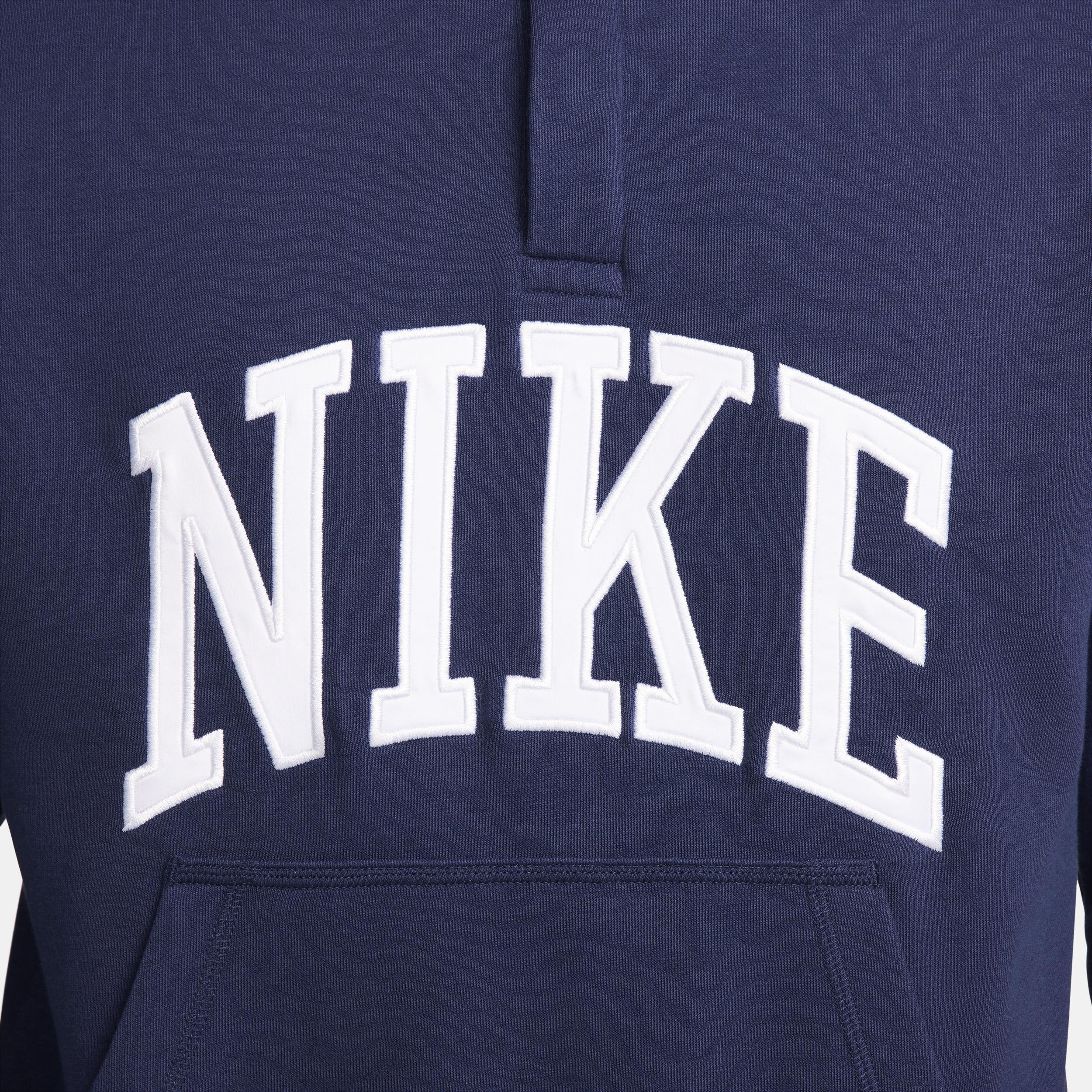 Nike Men's Club Fleece Long-Sleeve Fleece Polo Product Image