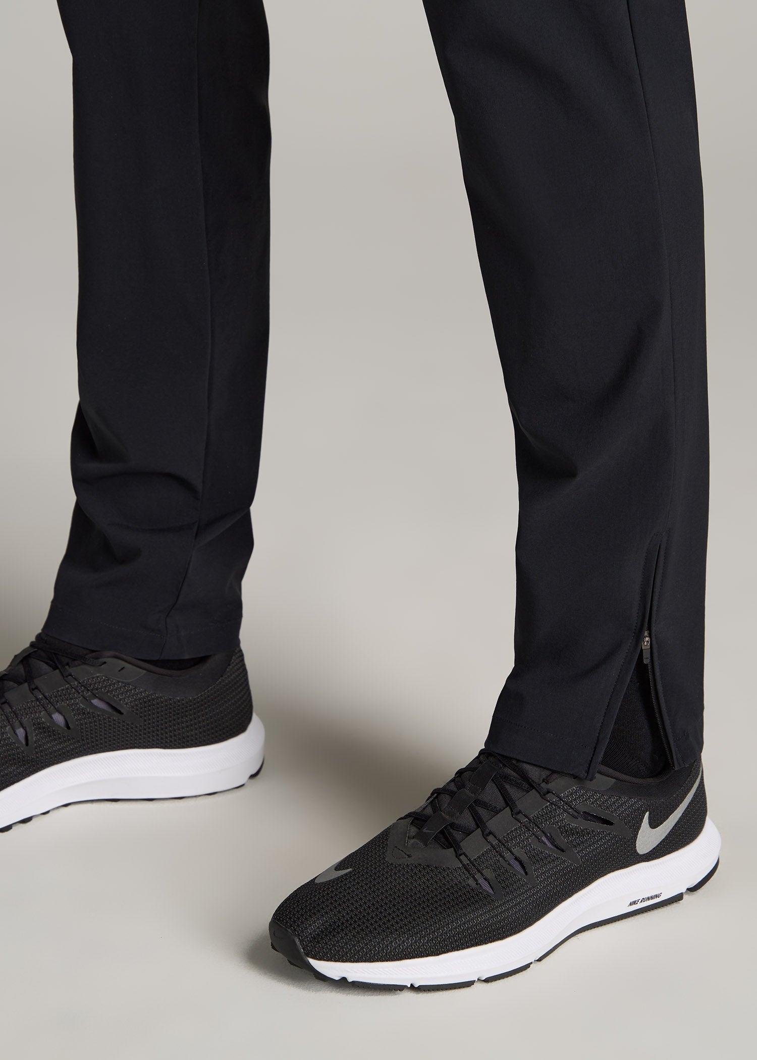 Performance TAPERED-FIT Chino Pants for Tall Men in Black Male Product Image