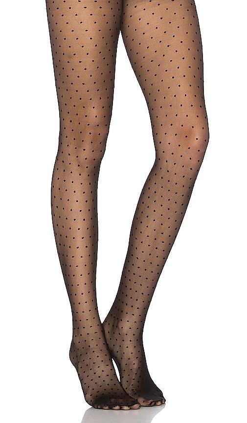 Chic Dot Sheer Tight Product Image