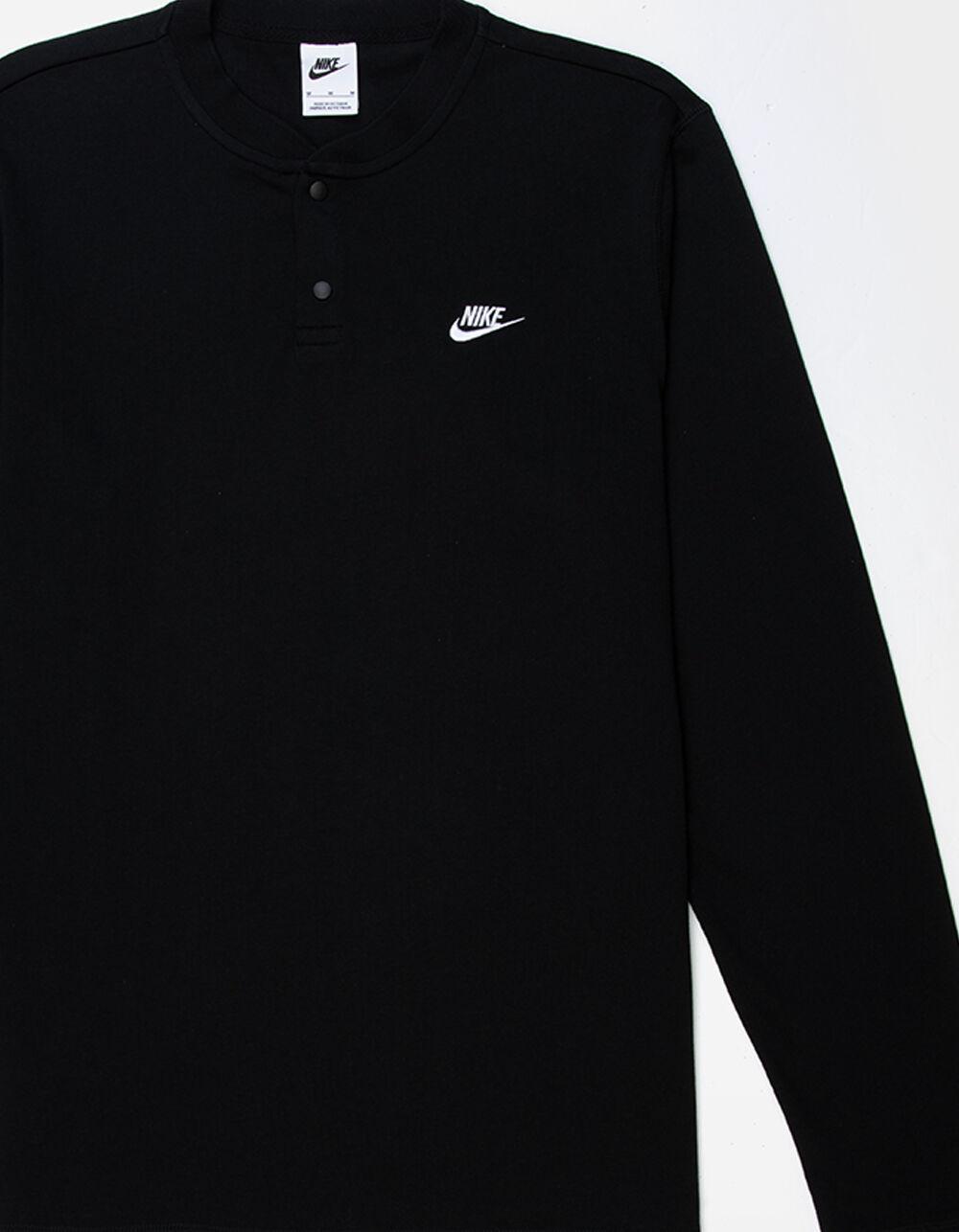 NIKE Club Mens Long Sleeve Henley Tee Product Image