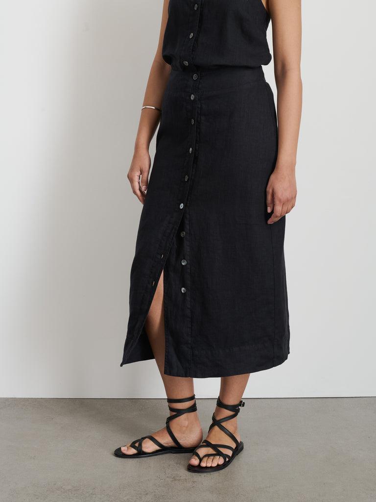 Zoe Skirt in Linen Product Image