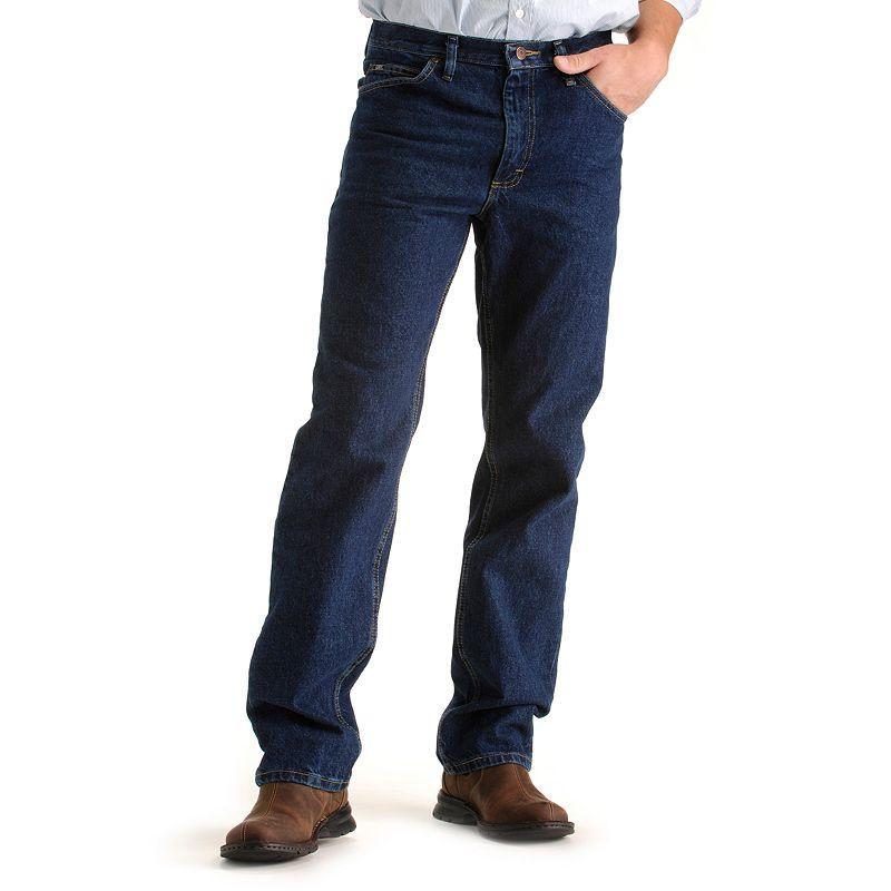 Mens Lee Regular Fit Straight Leg Jeans Dark Grey Product Image