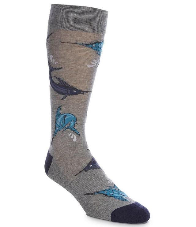 Tommy Bahama Catch Of The Day Crew Dress Socks Product Image