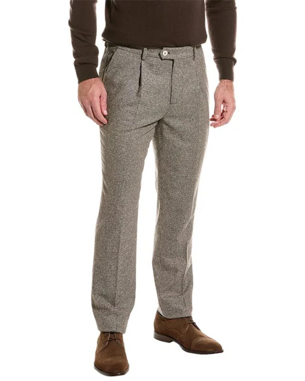 Wool & Cashmere-blend Pant In Multi Product Image