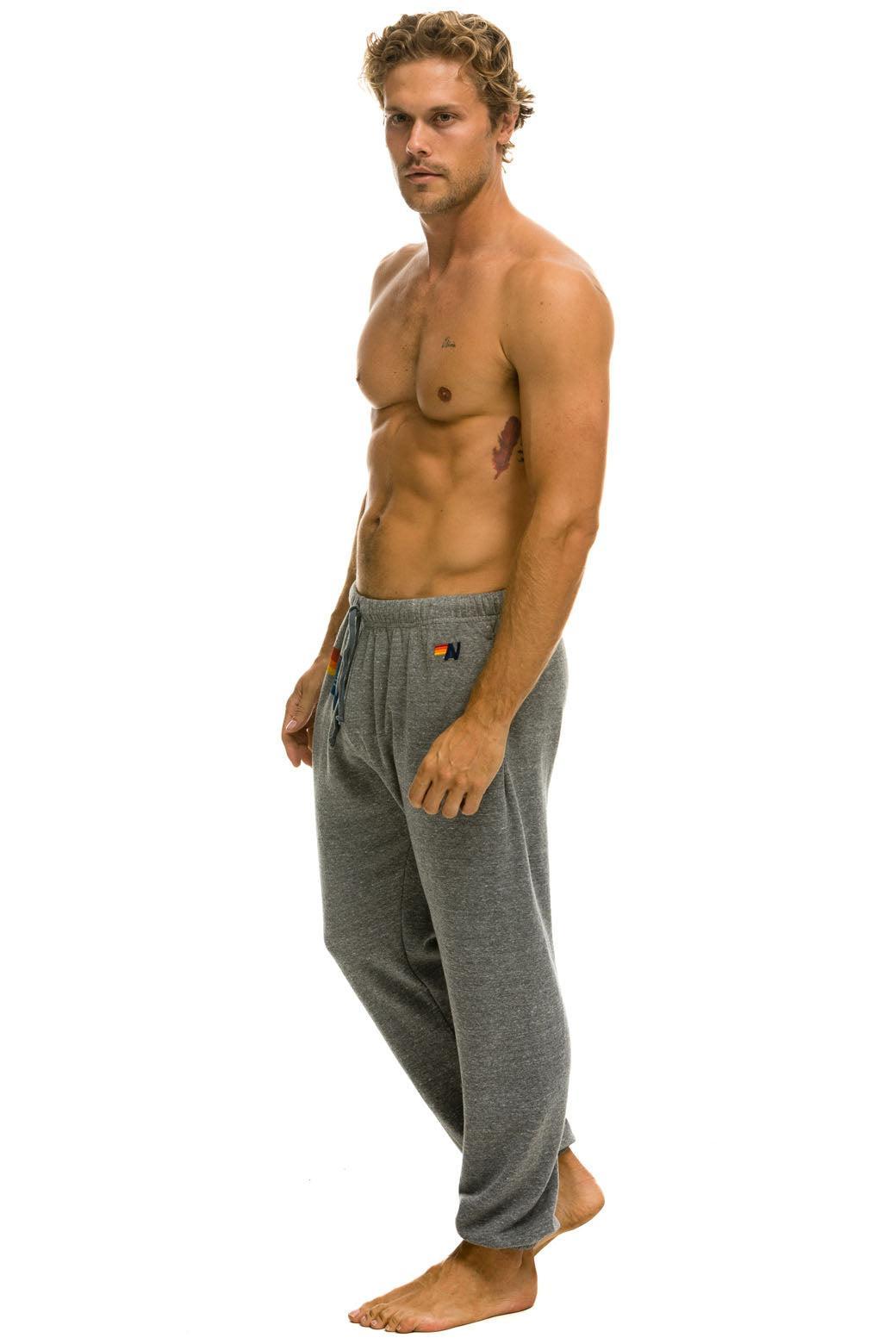 LOGO SWEATPANTS - HEATHER GREY Male Product Image