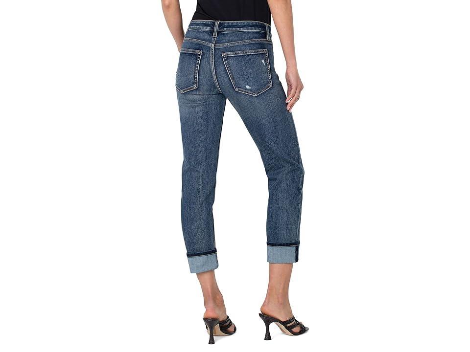 Liverpool Los Angeles Marley Cuffed Girlfriend Jeans Product Image