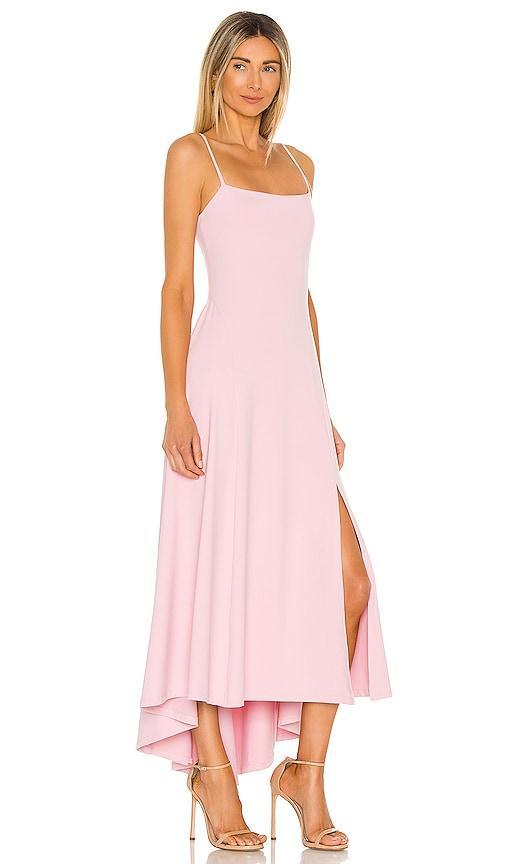 Susana Monaco Thin Strap Maxi Dress in Blush. Product Image