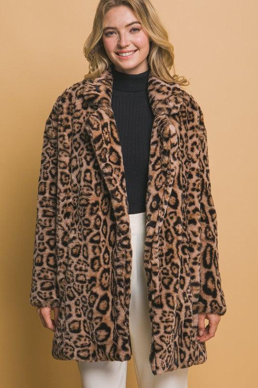 Leopard Fur Coat Product Image