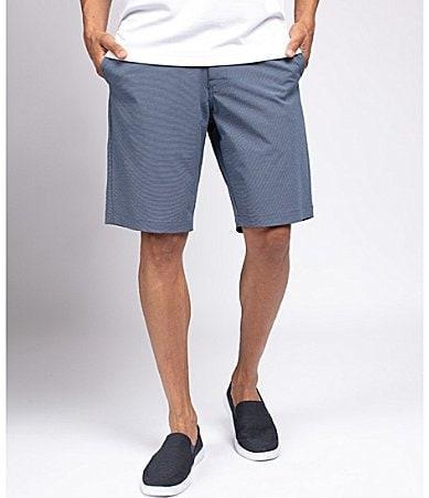 TravisMathew Beck Tic Weave Performance Stretch 9.5 Inseam Shorts Product Image