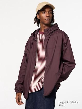 Mens Pocketable Uv Protection Parka Wine XL UNIQLO US Product Image