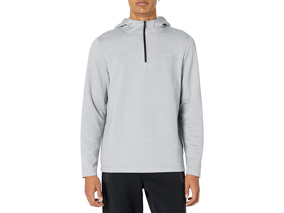 Calvin Klein Men's Move 365 Stretch Quick Dry Moisture Wicking Quarter Zip (History Heather) Men's Sweatshirt product image