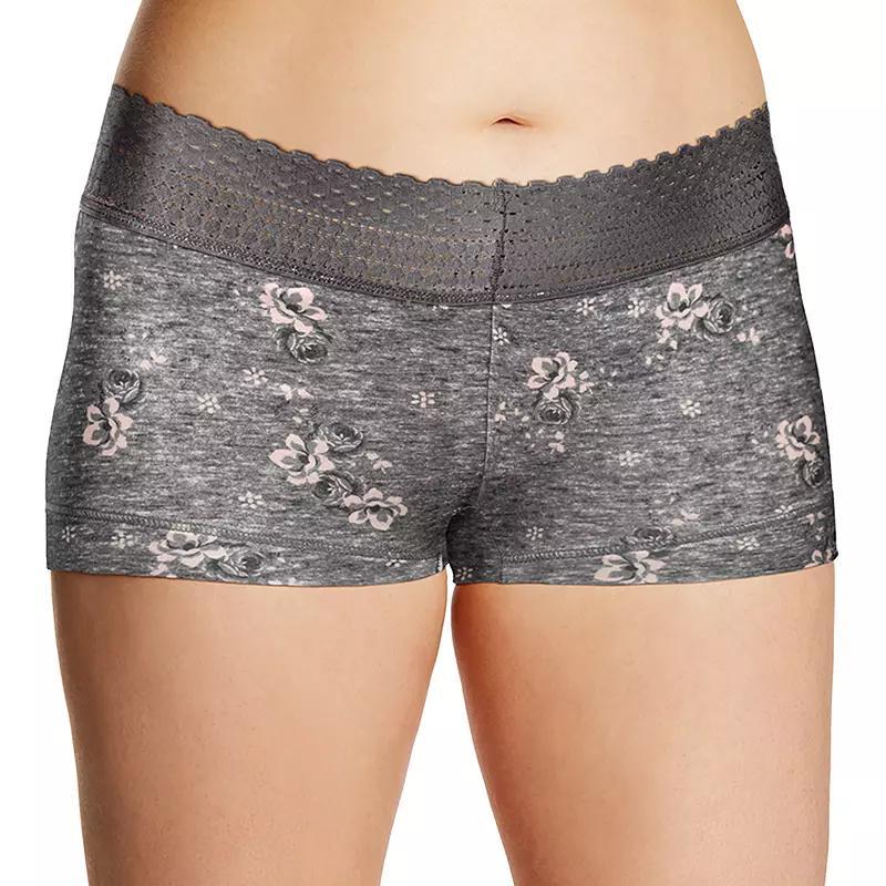 Maidenform Dream Cotton Lace-Trim Boyshort Underwear 40859, Womens Product Image